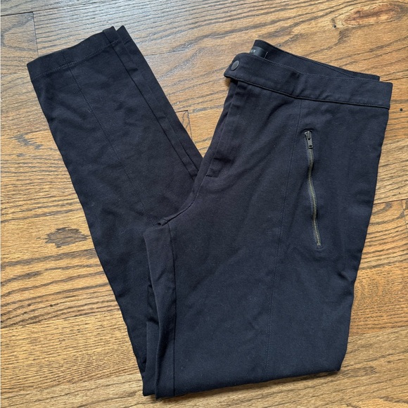 J. Crew Pants - J. Crew Black Skinny Pants with Zippered Pockets Size 12R